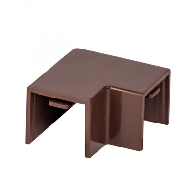 Фотография Поворот 90 гр. (16х16) (4 шт) темное дерево EKF-Plast, артикул abd-16-16x4