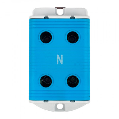 Фотография Клемма силовая вводная двойная КСВ 35-150 синяя EKF PROxima, артикул kvs2-35-150-blue