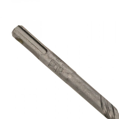 Фотография Бур по бетону SDS-plus 10х210 мм (2 резца)(4S спираль) EKF Master, артикул db-10-210-2x4