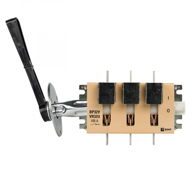 Фотография Выключатель-разъединитель ВР32У-31В31250 100А 1 направ. с д/г камерами съемная левая/правая рукоятка MAXima EKF PROxima, артикул uvr32-31b31250