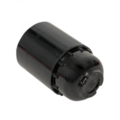 Фотография Патрон карболитовый подвесной Е27 черн. индивидуальный пакет EKF, артикул LHC-E27-s-p