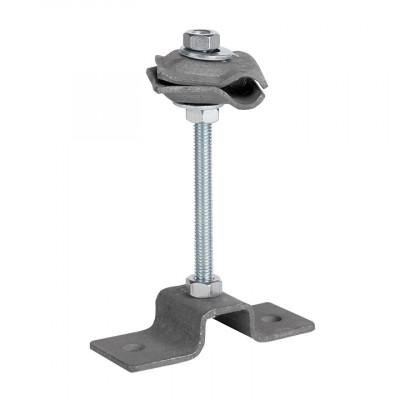 Фотография Держатель проводника на гор. и верт. пов., L=80мм, Ni EKF PROxima, артикул lp-35080-ni