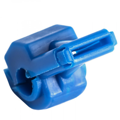 Фотография Ответвитель прокалывающий  ОВ-Т 2 1.5-2.5 мм2 синий (50 шт) EKF PROxima, артикул plc-ovt-1.5-2.5