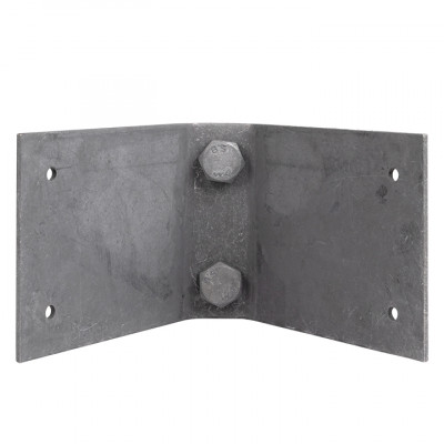 Фотография Крепление молниеприёмника D=16 на конёк, угол 60 град. HZ EKF PROxima, артикул lp-04003