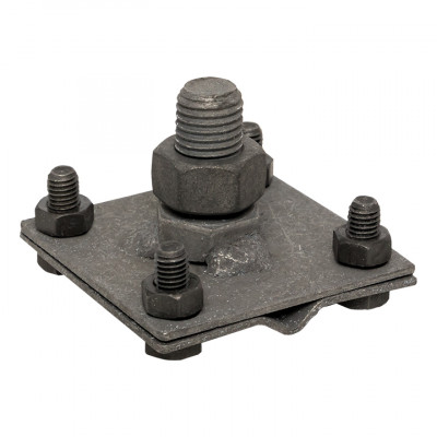 Фотография Зажим полоса-прут на штыре HZ EKF PROxima, артикул lp-55423