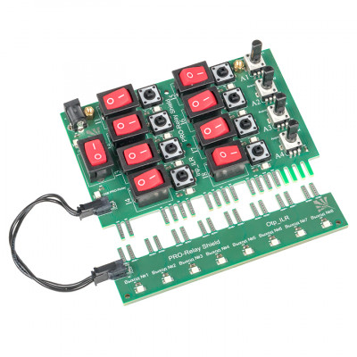 Фотография Плата отладочная для реле 24В 20 в/в с блоком питания EKF PROxima, артикул ILR-20-24D-test