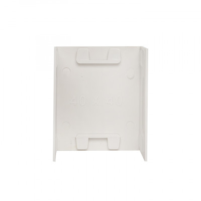 Фотография Соединитель (40х40) (4 шт) белый EKF-Plast, артикул conw-40-40x4