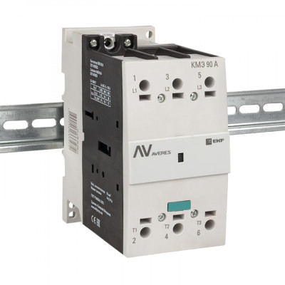Фотография Контактор КМЭ 90А 230В АС EKF AVERES, артикул ctr-s-90-00-230-av