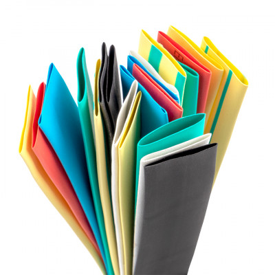 Фотография Термоусаживаемая трубка ТУТ нг 10/5 набор:7 цветов по 3шт. 100мм. EKF PROxima, артикул tut-n-10