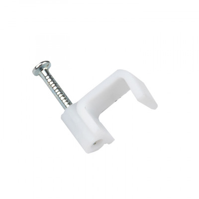 Фотография Скоба крепежная квадратная (плоская)  (8мм (50шт.) EKF PROxima, артикул plcn-ss-8