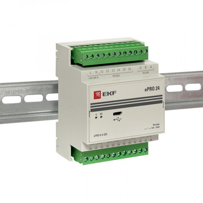 Фотография Модуль расширения ePRO удаленного управления 6вх\4вых 230В EKF PROxima, артикул ePRO-6-4-230
