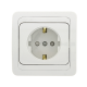 Фотография Лондон Розетка 1-местная с заземлением 16А белая с защ. штор. EKF PROxima, артикул EER16-028-100