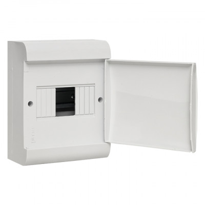 Фотография Щит распределительный ЩРН-П-6 SlimBox белая дверца IP41 EKF PROxima, артикул sb-n-6w