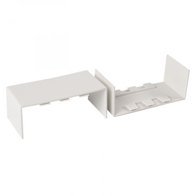 Фотография Соединитель (100х40) (2 шт) белый EKF-Plast, артикул conw-100-40x2