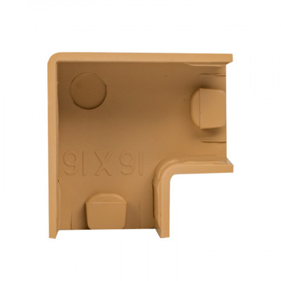 Фотография Поворот 90 гр. (16х16) (4 шт) светлое дерево EKF-Plast, артикул abl-16-16x4