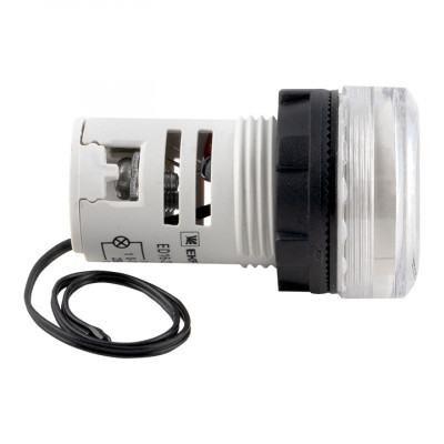 Фотография Индикатор значения температуры белый ED16-22С EKF PROxima, артикул ed16-22c-w