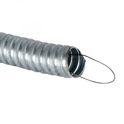 Фотография Металлорукав Р3-ЦХ-25 с протяжкой (50 м) EKF PROxima., артикул mrzn-25-50