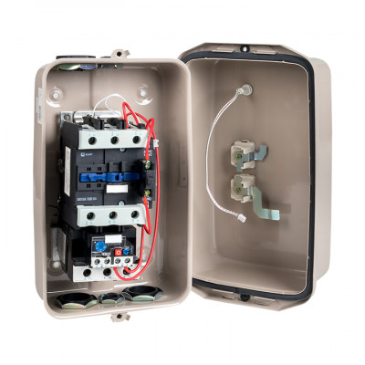 Фотография Пускатель в корпусе IP65 КМЭ 80А 230В с РТЭ и индикатором EKF PROxima, артикул ctrp-r-80-230v-led