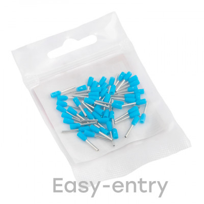 Фотография Наконечник штыревой втулочный  НШвИ 0,25-8 (50шт.) EKF, артикул nhvi-0.25-8