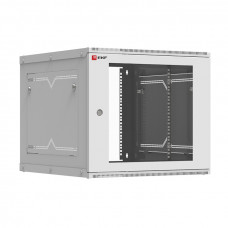 Шкаф телекоммуникационный настенный разборный 9U (600х650) дверь стекло, Astra серия EKF PROxima