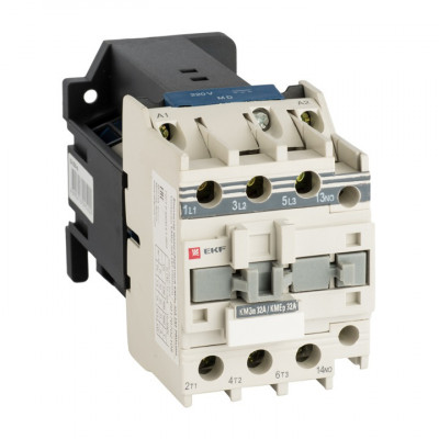 Фотография Контактор КМЭп малогабаритный 32А 24В DC 1NC EKF PROxima, артикул ctr-s-32-24-1nc-p