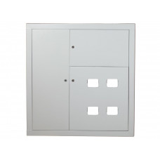 Щит этажный ЩЭ 4 кв. слаботочный отсек слева (1010х950х160) IP31 EKF PROxima