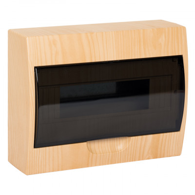 Фотография Щит распределительный навесной ЩРН-П-12 светлое дерево IP41 EKF PROxima, артикул pb40-n-12-light