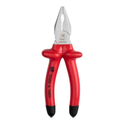 Фотография Пассатижи Master 180 мм 1000В EKF Basic, артикул pas-180-mas-in