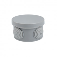 Коробка распаячная КМР-040-038 с крышкой наружная (65х40) 4 мембранных ввода IP54 розничный стикер EKF PROxima