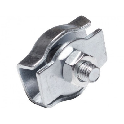 Фотография Зажим для троса одинарный Simplex (4 мм) EKF, артикул zdts-4