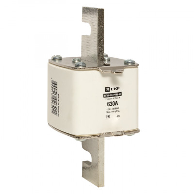Фотография Плавкая вставка ППН-41 1250/ 630А габарит 4 EKF PROxima, артикул fus-41/1250/630