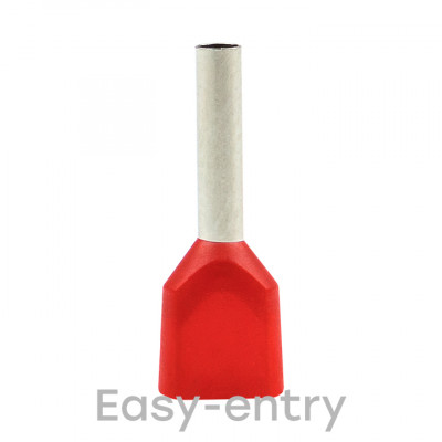 Фотография Наконечник штыревой втулочный  НШвИ(2) 1,0-10 (50шт.) EKF, артикул nhvi2-1.0-10