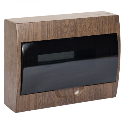 Фотография Щит распределительный навесной ЩРН-П-12 темное дерево IP41 EKF PROxima, артикул pb40-n-12-dark