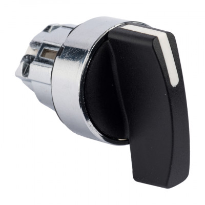 Фотография Исполнительный механизм переключателя ХB4 на 3 положения возвратный без фиксации, без подсветки с длинной ручкой EKF PROxima, артикул XB4BJ3