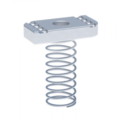 Фотография STRUT-гайка (канальная) М12 с длинной пружиной EKF, артикул stgdpM12