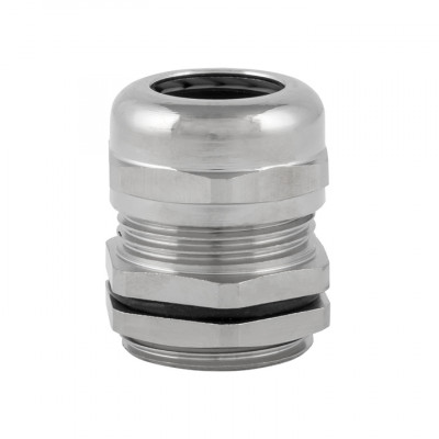 Фотография Сальник металлический MGM22 IP68 d проводника 10-14 мм. PROxima, артикул plc-mgm-22