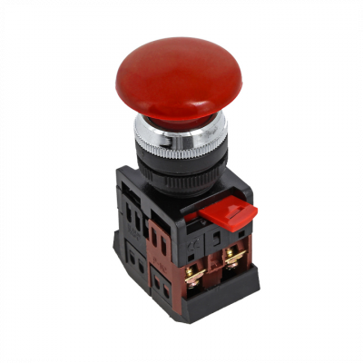 Фотография Кнопка AEA-22 красная NO+NC Грибок EKF PROxima, артикул pbn-aea-r