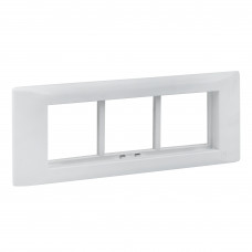 Рамка+суппорт 6 модулей (3 поста) для парапетного кабельного канала EKF C-Line