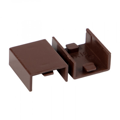 Фотография Соединитель (20х10) (4 шт) темное дерево EKF-Plast, артикул cond-20-10x4