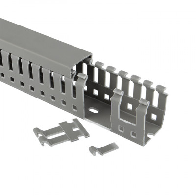 Фотография Канал кабельный перфорир. (ВхШ: 80х40мм.) EKF PROxima, артикул kk80-40