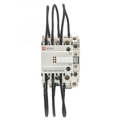 Фотография Контактор для конденсатора КМЭК 20квар 230В 2NО+1NC EKF PROxima, артикул ctrk-s-43-20-230
