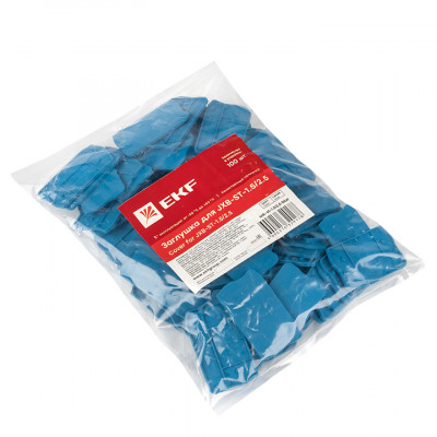 Фотография Заглушка для JXB-ST-1.5/2.5 синяя EKF PROxima, артикул sak-st-1.5/2.5-blue