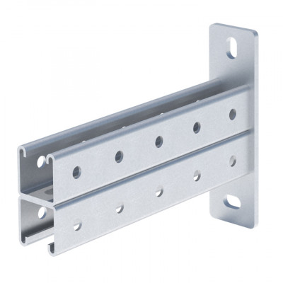 Фотография STRUT-консоль двойная 41х41 мм, основание 250 мм EKF, артикул stkd414125