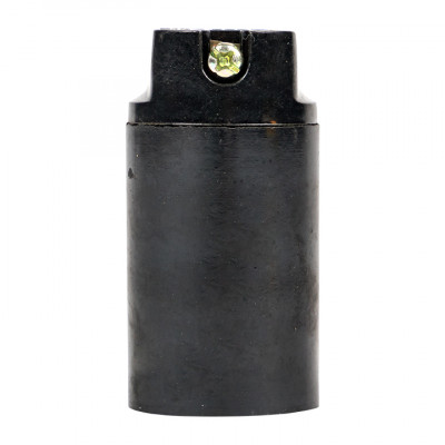 Фотография Патрон карболитовый подвесной Е14 черн. EKF PROxima, артикул LHC-E14-s-s