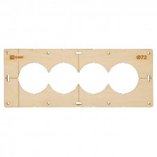 Шаблон для подрозетников c 4 отв. диам. 72 мм EKF Expert