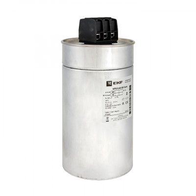 Фотография Конденсатор косинусный КПС-0,4-50-3 EKF PRO, артикул kps-0,4-50-3-pro