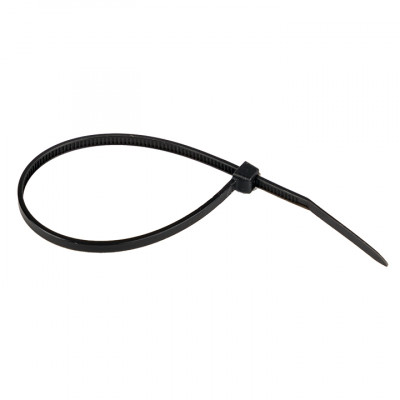 Фотография Хомут нейлоновый черный (2,5х150) (100шт.) EKF Basic, артикул plc-cb-2.5x150