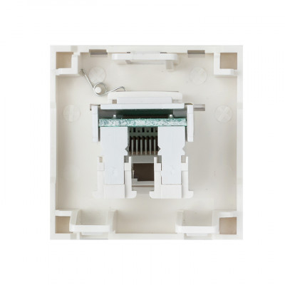 Фотография Розетка RJ45 кат. 5e, 2 модуля EKF, артикул E2MK015E-135-10