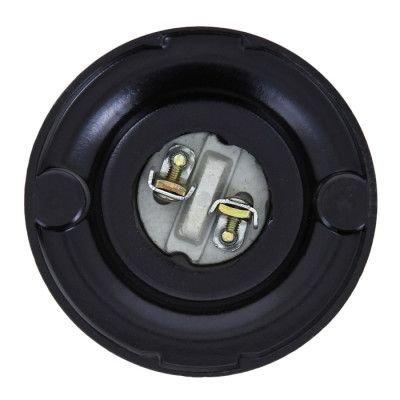 Фотография Патрон карболитовый потолочный Е27 черн. прямой EKF PROxima, артикул LHC-E27-sc-s