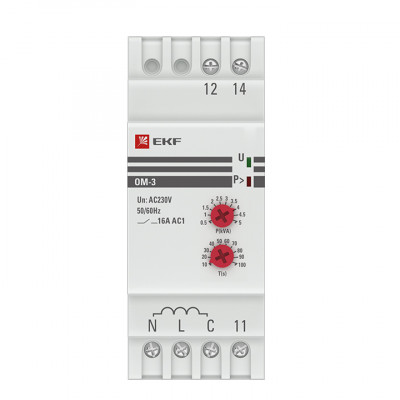 Фотография Ограничитель мощности ОМ-3 EKF PROxima, артикул rel-pl-3
